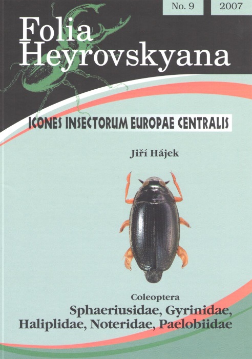 Hajek, J. - Sphaeriusidae, Gyrinidae, Haliplidae, Noteridae, Paelobiidae (Icones insectorum Europae centralis 9)