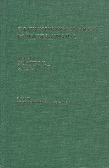 Richards, W.R. - The Chaitophorinae of Canada (Homoptera: Aphididae)