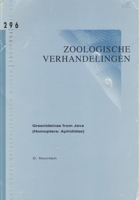 Noordam, D. - Greenideinae from Java (Homoptera: Aphididae)