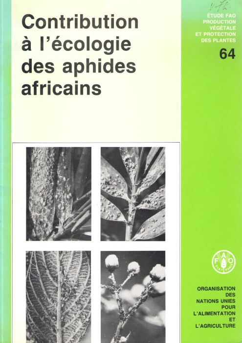 Remaudiere, G.; Autrique, A. (Eds) - Contribution  l'cologie des aphides africains