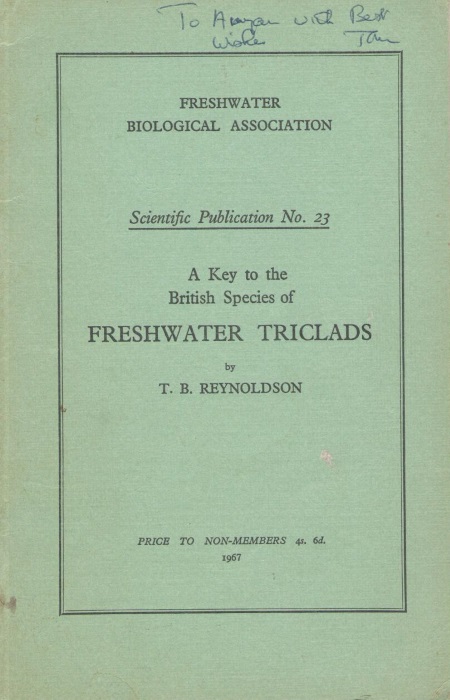 Reynoldson, T.B. - A Key to the British Freshwater Triclads (Turbellaria, Paludicola)
