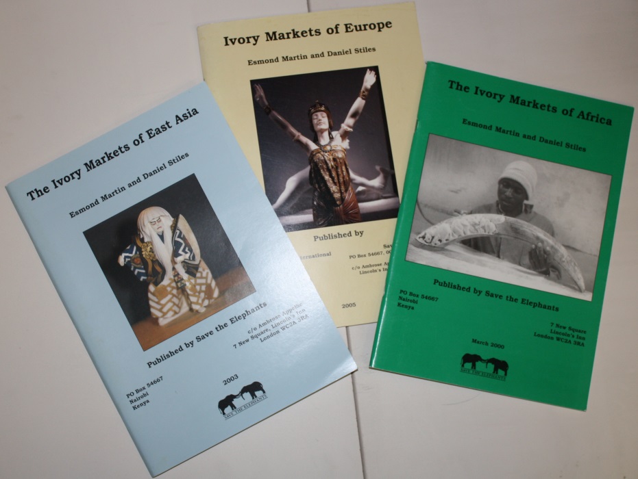 Martin, E.; Stiles, D. - Ivory Markets of Africa / Ivory Markets of East Asia / Ivory Markets of Europe: A survey in France, Germany, Italy, Spain and the UK
