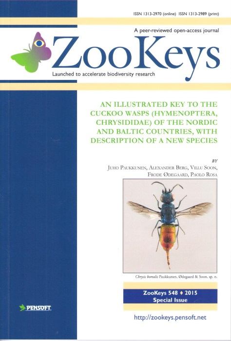 Paukkunen, J.; Berg, A.; Soon, V.; degaard, F.; Rosa, P. - An Illustrated Key to the Cuckoo Wasps (Hymenoptera, Chrysididae) of the Nordic and Baltic Countries, with Description of a New Species