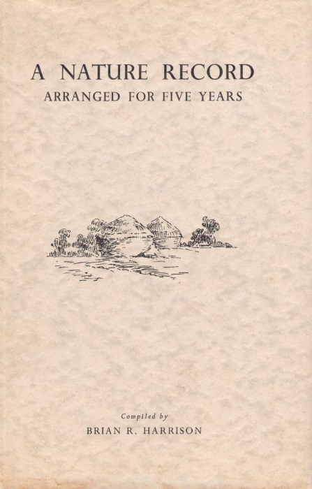 Harrison, B.R. - A Nature Record Arranged for Five Years