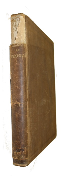 Brook, G. - Catalogue of the Madreporarian Corals in the British Museum (Natural History). Vol. 1