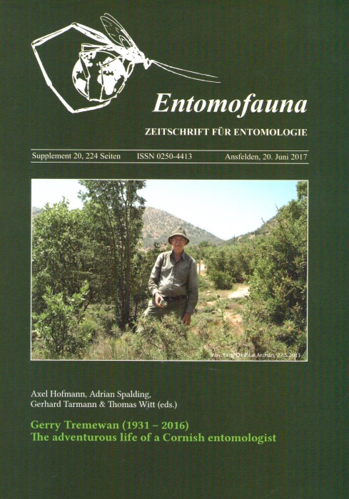 Hofmann, A.F.; Spalding, A.; Tarmann, G.; Witt, T. (Eds) - Gerry Tremewan (1931-2016): The adventurous life of a Cornish entomologist