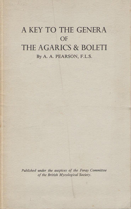 Pearson, A.A. - A Key to the Genera of the Agarics & Boleti