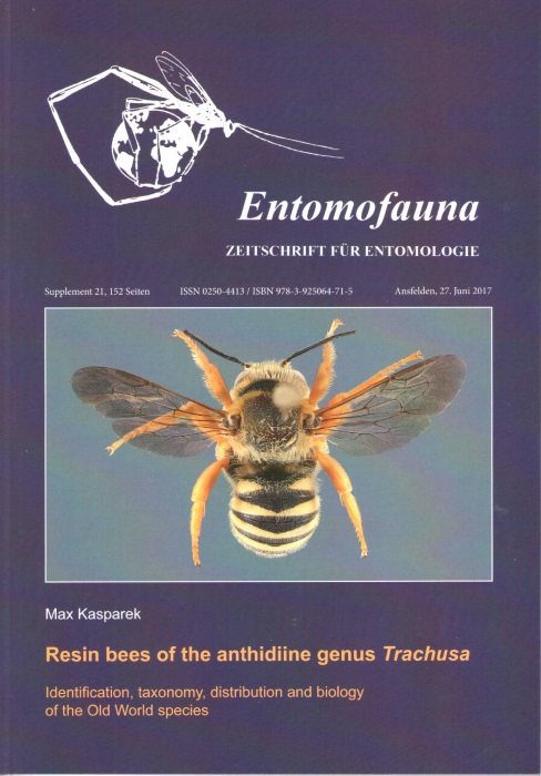 Kasparek, M. - Resin bees of the anthidiine genus Trachusa: Identification, taxonomy, distribution and biology of the Old World species