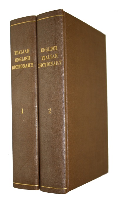 Baretti, G. - Dizionario delle Lingue Italiana ed Inglese / Dictionary of the English and Italian Languages. Vol. I-II