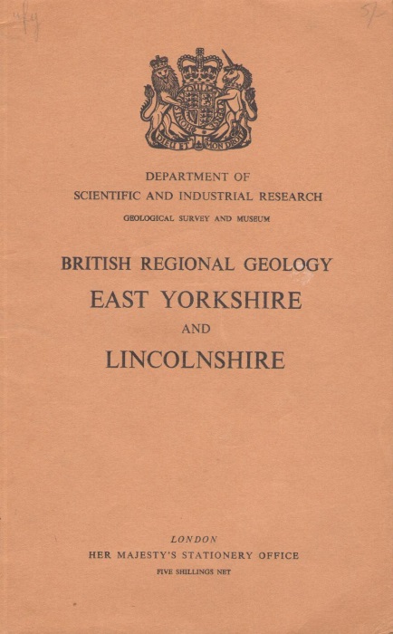 Wilson, V. - British Regional Geology: East Yorkshire and Lincolnshire