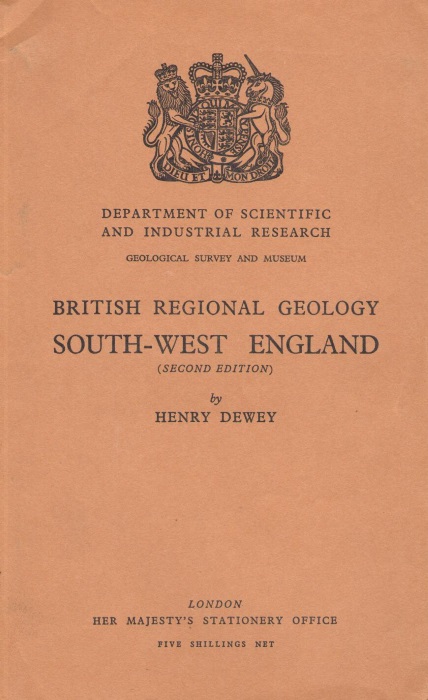Dewey, H. - British Regional Geology: South-West England