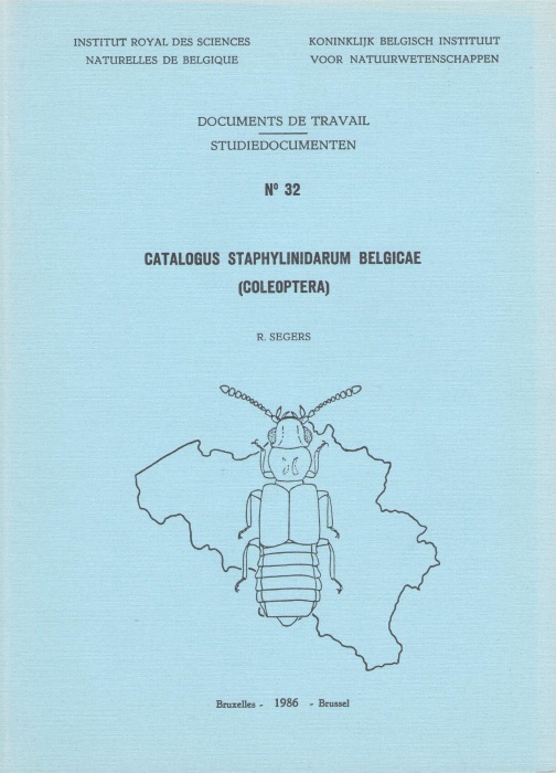 Segers, R. - Catalogus Staphylinidarum Belgicae (Coleoptera)