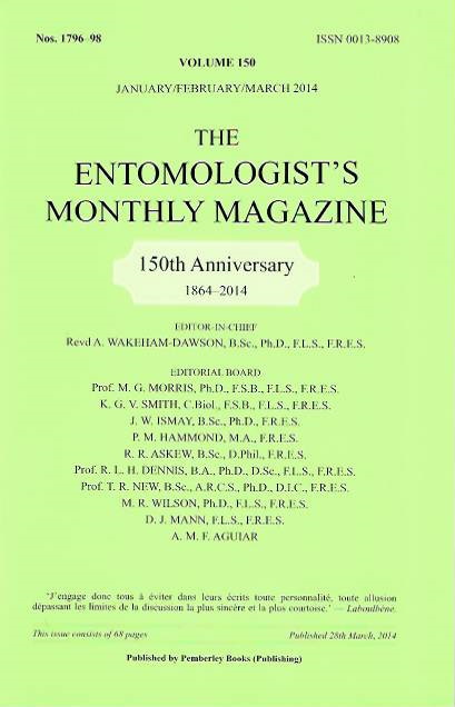  - The Entomologist's Monthly Magazine Vol. 150 (2014)