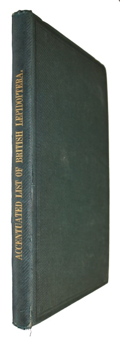 Entomological Societies of Oxford & Cambridge - An Accentuated List of the British Lepidoptera, with Hints on the Derivation of the Names