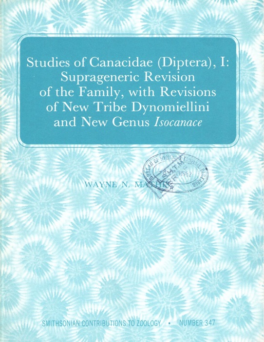 Mathis, W.N. - Studies of Canacidae (Diptera), I: Suprageneric revision of the family, with revisions of new tribe Dynomiellini and new genus IsonaceStudies of Canacidae (Diptera) I: Suprageneric revision of the family, with revisions of new tribe Dymnomiellini and new