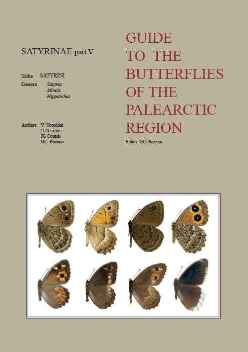 Sbordoni, V.; Cesaroni, D.; Coutsis, J.G.; Bozano, G.C. - Guide to the Butterflies of the Palearctic Region: Satyrinae 5: Tribe Satyrini. Satyrus, Minois, Hipparchia