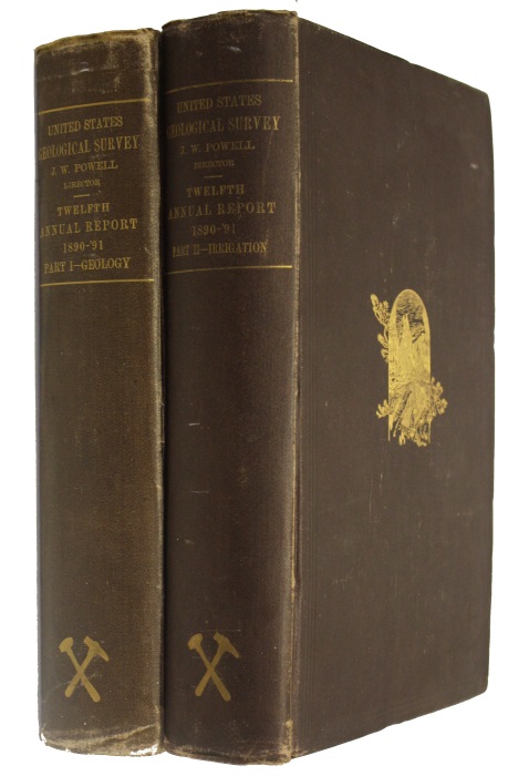 Powell, J.W. - Twelfth Annual Report of the United States Geological Survey 1890-91. Pt I: Geology, Pt II: Irrigation