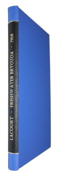 Lacourt, A.W. - A Monograph of the Freshwater Bryozoa - Phylactolaemata