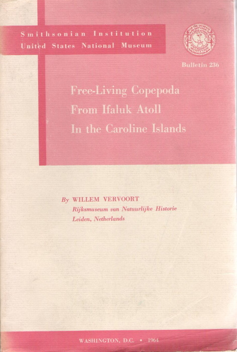 Vervoort, W. - Free-living Copepoda from Ifaluk Atoll in the Caroline Islands