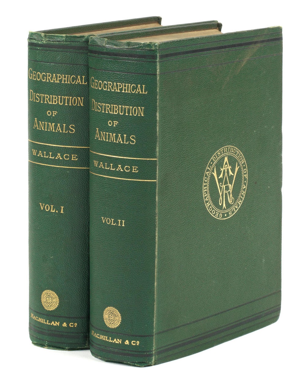 Wallace, Alfred Russel - The Geographical Distribution of Animals, with a Study of the Relations of Living and Extinct Faunas as Elucidating the Past Changes of the Earth's Surface. Vol. I-II