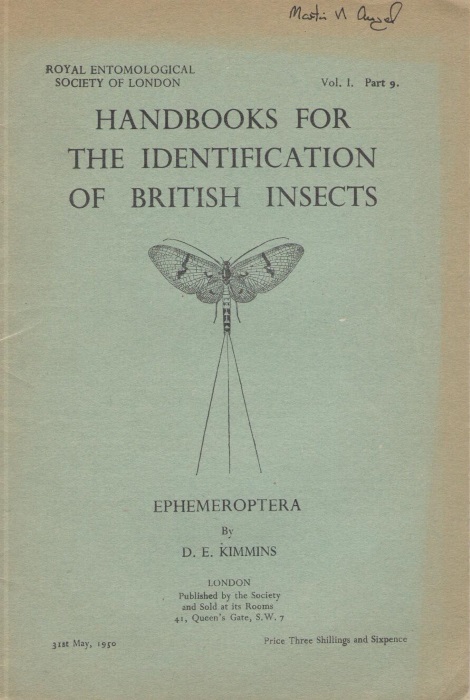 Kimmins, D.E. - Ephemeroptera  (Handbooks for the Identification of British Insects 1/9)
