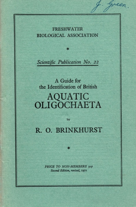 Brinkhurst, R.O. - Guide for the Identification of British Aquatic Oligochaeta