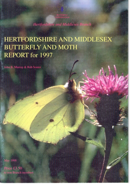 Murray, J.B.; Souter, J. - Hertfordshire and Middlesex Butterfly and Moth Report 1997
