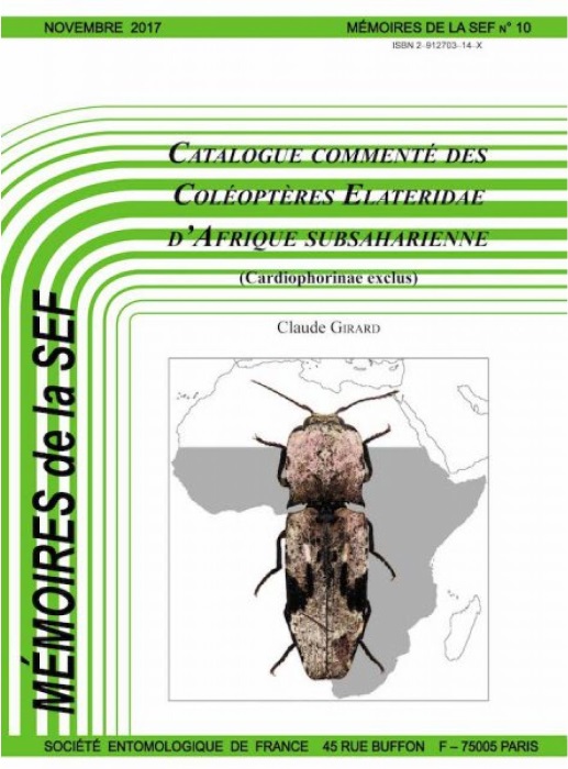 Girard, C - Catalogue comment des Coloptres Elateridae dAfrique subsaharienne (Cardiophorinae exclus)