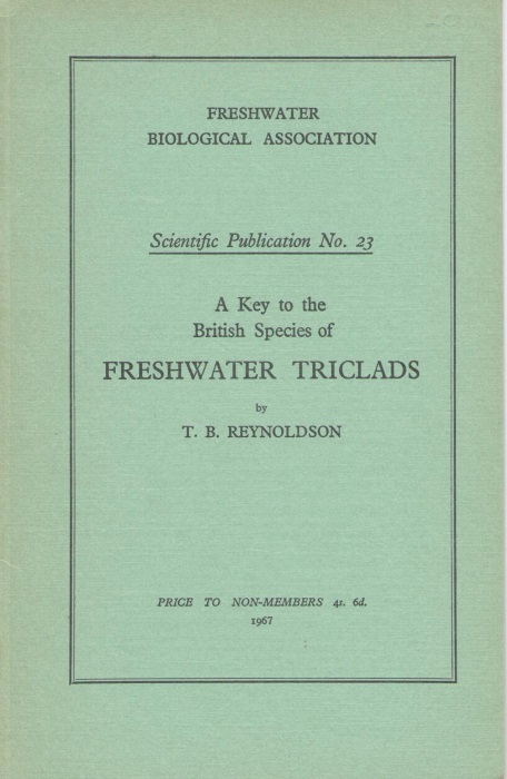 Reynoldson, T.B. - A Key to the British Freshwater Triclads (Turbellaria, Paludicola)