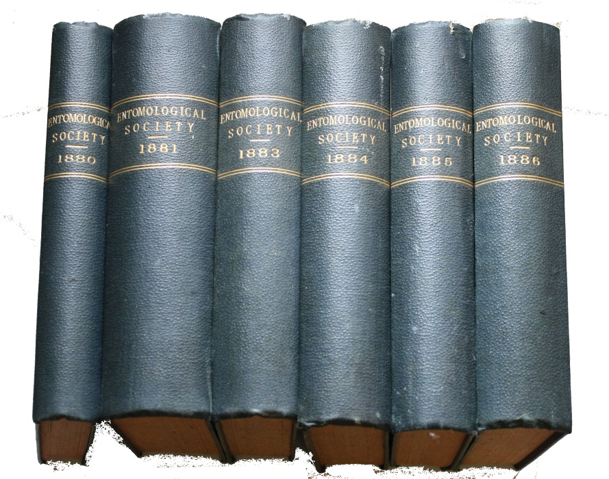  - The Transactions & Proceedings of the Entomological Society of London for the year 1880-1881, 1883-1886