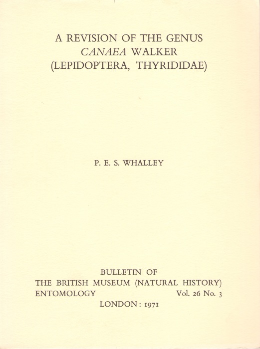 Whalley, P. - A Revision of the genus Canaea Walker (Lepidoptera, Thyrididae)