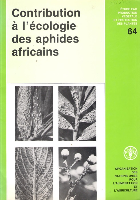 Remaudiere, G.; Autrique, A. (Eds) - Contribution  l'cologie des aphides africains