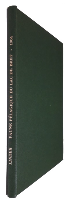 Linder, C. - Etude de la Faune Plagique du Lac de Bret