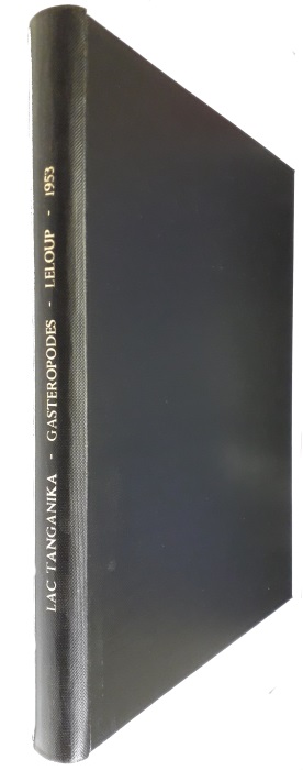 Leloup, E. - Gastropodes: Exploration Hydrobiologique du Lac Tanganika (1946-1947), Vol. III, fasc. 4