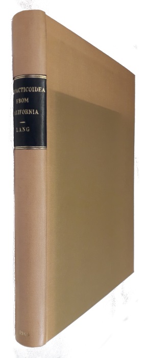 Lang, K. - Copepoda Harpacticoidea from the Californian Pacific Coast