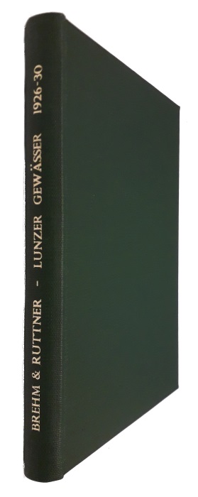 Brehm, V.; Ruttner, F. - Die Biocnosen der Lunzer Gewsser [bound together with] Das Plankton des Lunzer Untersees: seine Verteilung in Raum und Zeit wahrend der Jahre 1908-1913