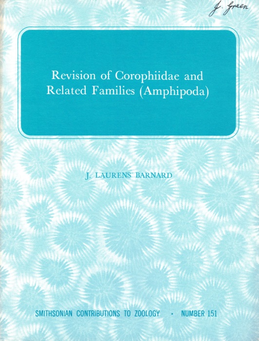 Barnard, J.L. - Revision of Corophiidae and related families (Amphipoda)