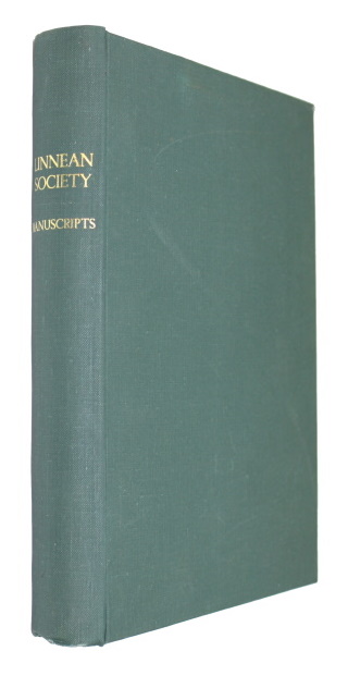 Dawson, W.R.; Savage, S. - Catalogue of the Manuscripts in the Library of the Linnean Society of London. Pt I-IV