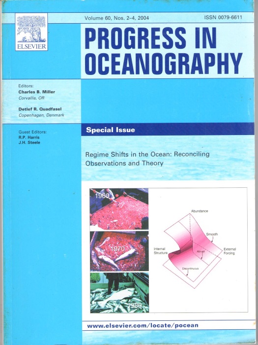 Harris, R.P.; Steele, J.H. - Regime shifts in the ocean: reconciling observations and theory