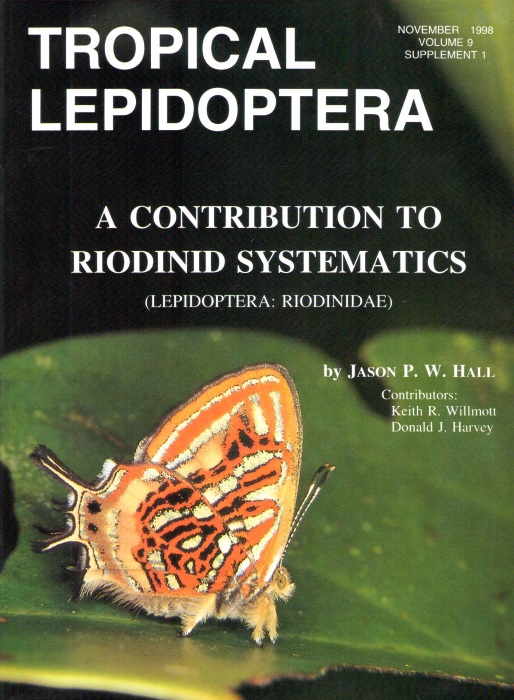 Hall, J.P.W. - A Contribution to Riodinid Systematics (Tropical Lepidoptera Vol. 9, Supplement 1)