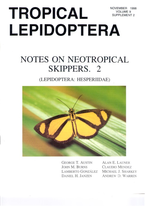 Austin, G. et al - Notes on Neotropical Skippers 2 (Lepidoptera: Hesperiidae) Tropical Lepidoptera 9, Supplement 2