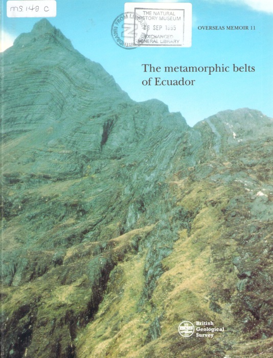 Litherland, M.; Aspden, J.A.; Jemielita, R.A. - The Metamorphic belts of Ecuador