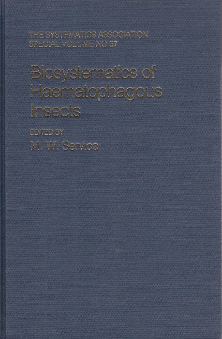 Service, M.W. (Ed.) - Biosystematics of Haematophagous Insects