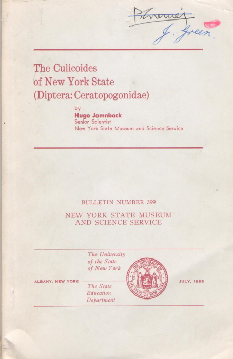 Jamnback, H. - The Culicoides of New York State (Diptera: Ceratopogonidae)