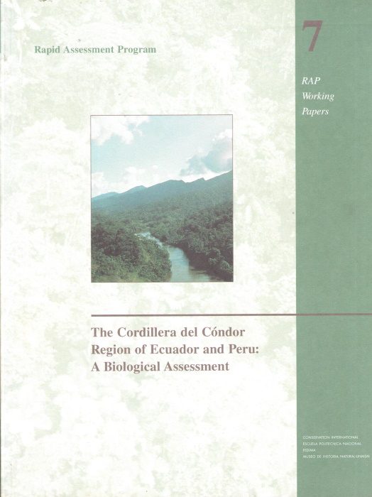 Aschulenberg, T.S.; Awbrey, K. (Eds) - The Cordillera del Cndor Region of Ecuador and Peru: A Biological Assessment