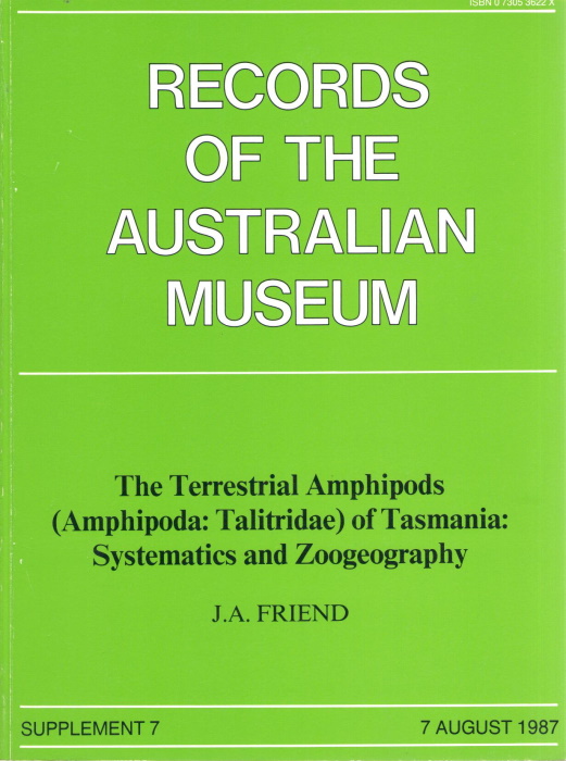 Friend, J.A. - The Terrestrial Amphipods (Amphipoda: Talitridae) of Tasmania: Systematics and Zoogeography