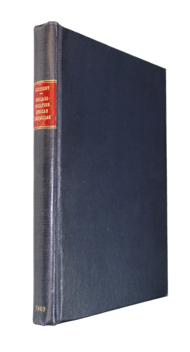 Crosskey, R.W. - A Re-classification of the Simuliidae (Diptera) of Africa and its Islands