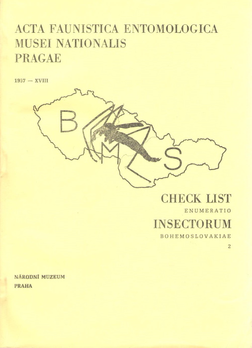 Jezek, J. - Enumeratio Insectorum Bohemoslovakiae Check List of Czechoslavak Insects II (Diptera)