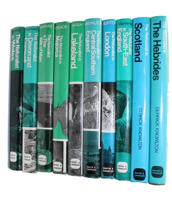 Lockley, R.M.; Burrows, R.; Garrad, L.S.; Parrack, J.D.; Hardy, E.; Knowlton, D.; Burton, J.A.; Manning, S.A. - The Regional Naturalist The Naturalist in Wales; The Naturalist in Devon and Cornwall; The Naturalist in Isle of Man; The Naturalist in Majorca; The Naturalist in Lakeland; The Naturalist in Central Southern England; The Naturalist in London; The Naturali