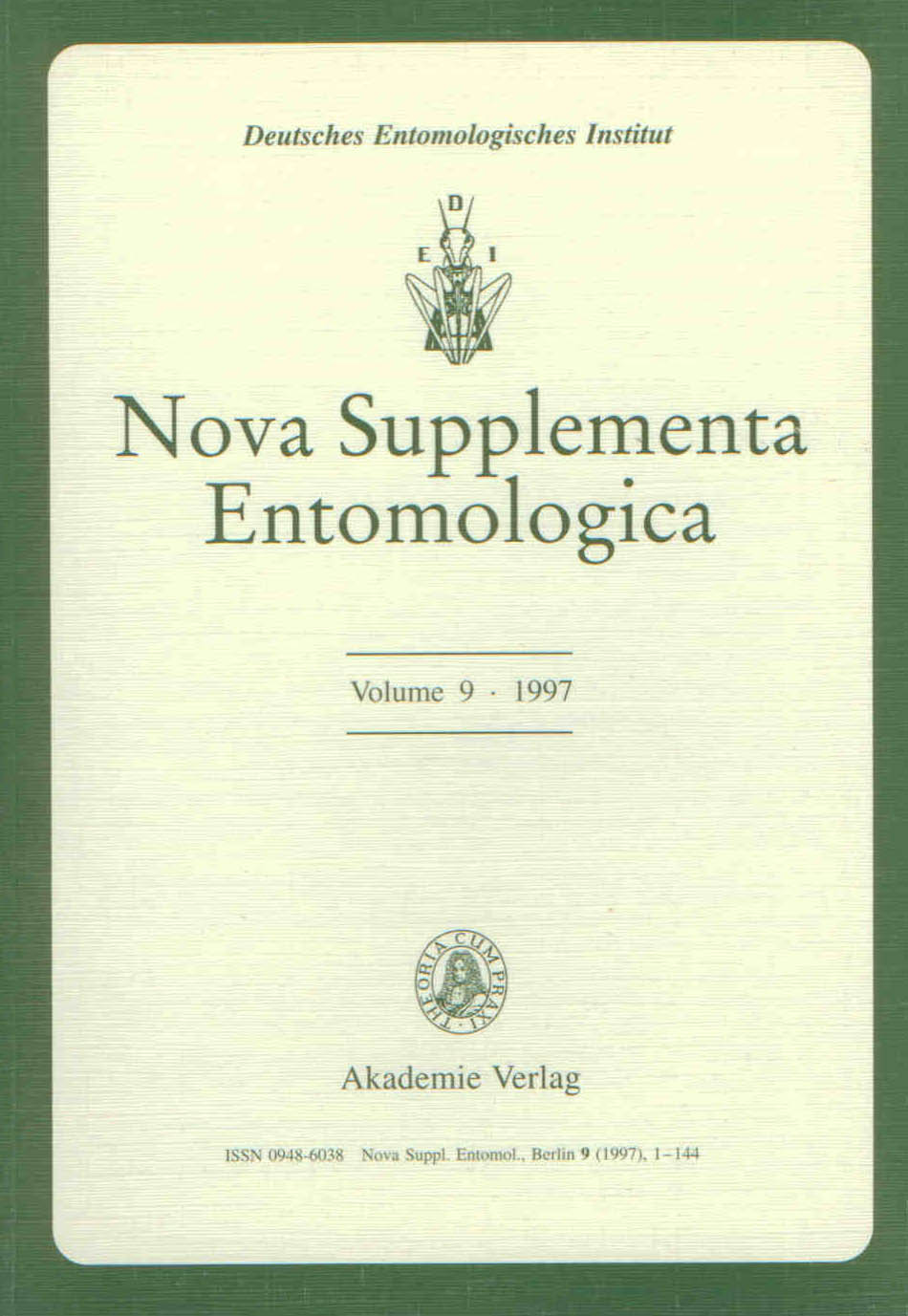 Gaedike, R. (Ed.) - Bibliographie der Bestimmungstabellen europaeischer Insekten (1991-1995)